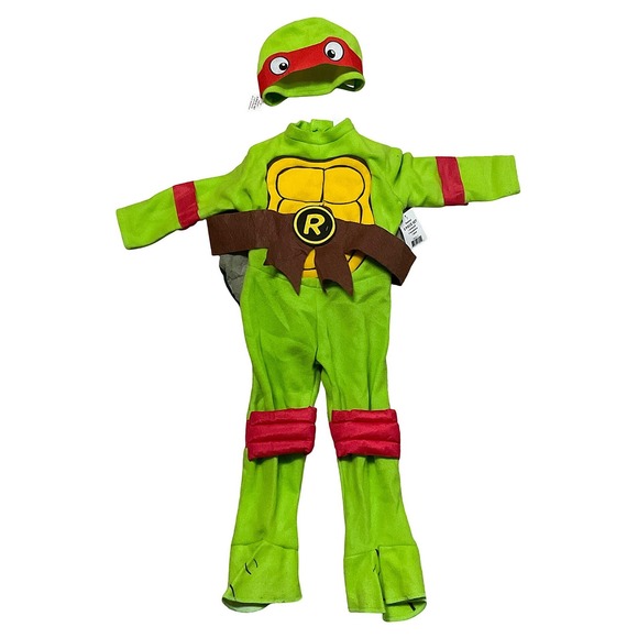 Ninja Turtle  kids toddler costume dress up pretend play outfit TMNT‎ Rubies 2T - Picture 7 of 8